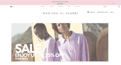 Desktop Screenshot of madiyahalsharqi.com